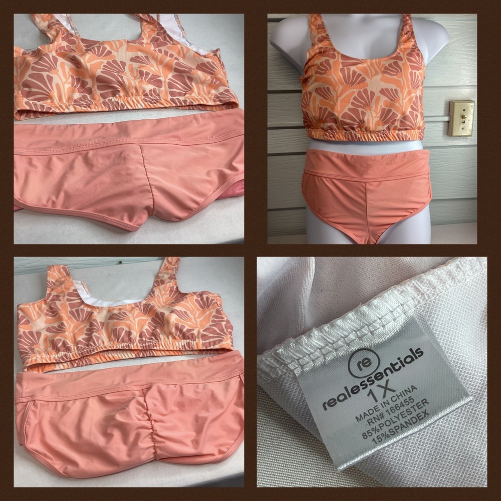 Coral Shell Pattern Swim Set.40 - Picture 3 of 5